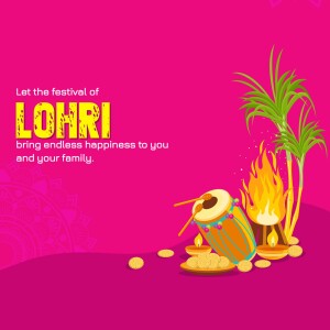 Happy Lohri hd images poster banner status and hd photos